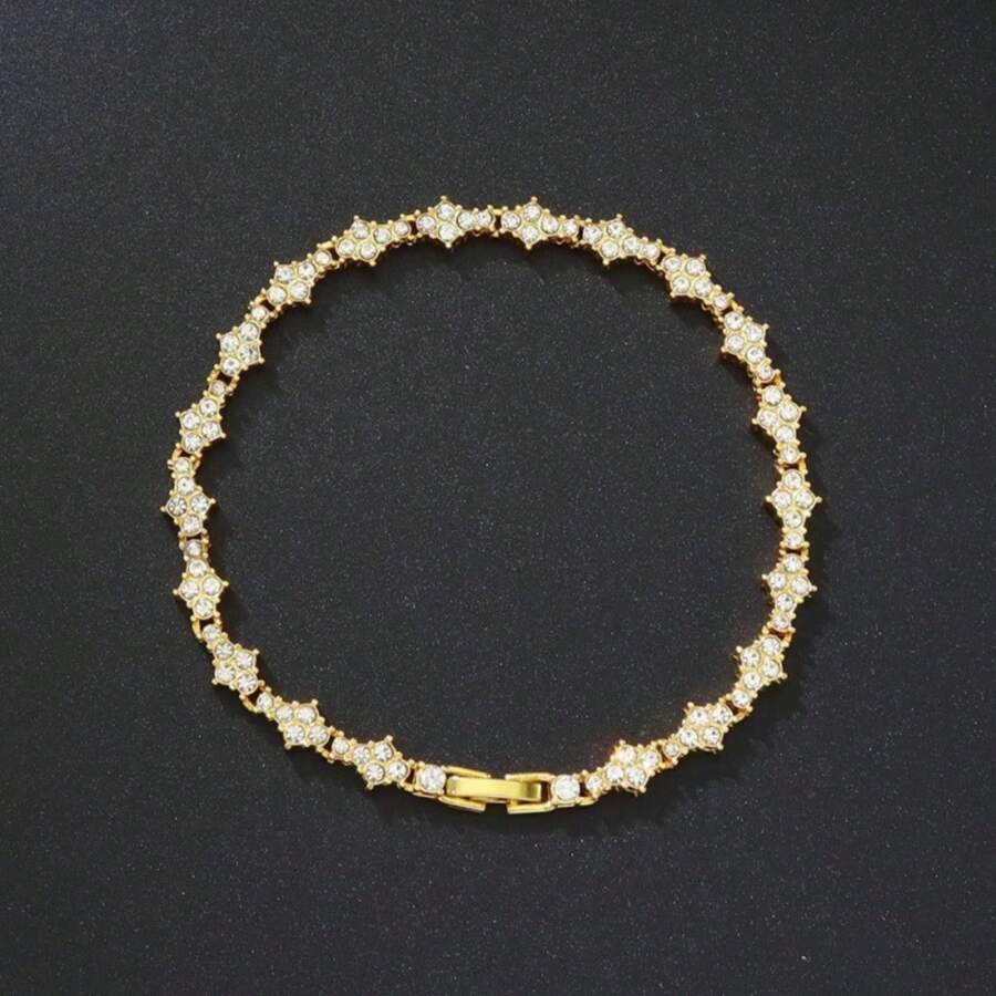 CIREY Pulsera con micro incrustación de circonita, accesorios de muñeca estilo hip hop