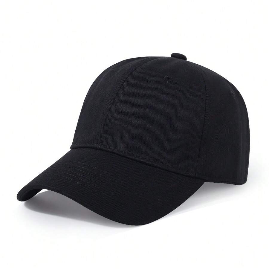 1pc Plain Color Baseball Cap, Minimalist & Fashionable, Versatile, Breathable, Adjustable, Convenient For Travel, Gift For Friends, Family, Lover, Valentine's Day, Birthday