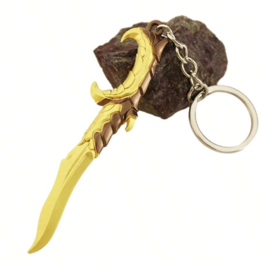 2025 Model Fearless Contract Mini Dragon Flame Metal Key Chain - With Ancient Dragon Claw, Promotional Gift, Memorial Gift For Graduation, Independence Day, Back To School Season
