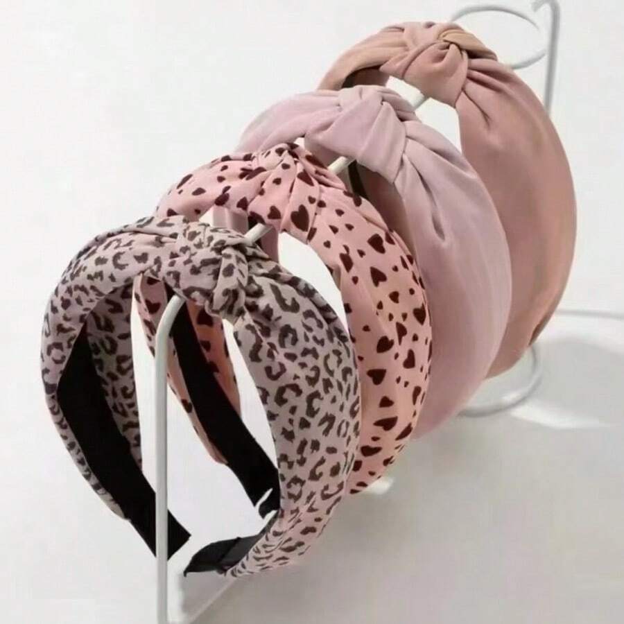 1pc Korean Style Wide Edge Headband Hair Clip, Criss-Cross Fabric Hairband, Versatile Elegant Hair Accessory For Outing