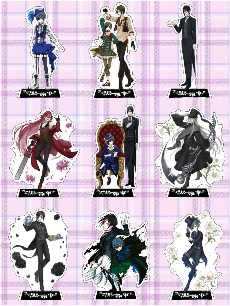 1 pieza Figura de acrílico de pie con personaje de anime - Figura de acción, decoración de escritorio y del hogar, regalo perfecto para el Día de San Valentín, cumpleaños y fans - Figurita