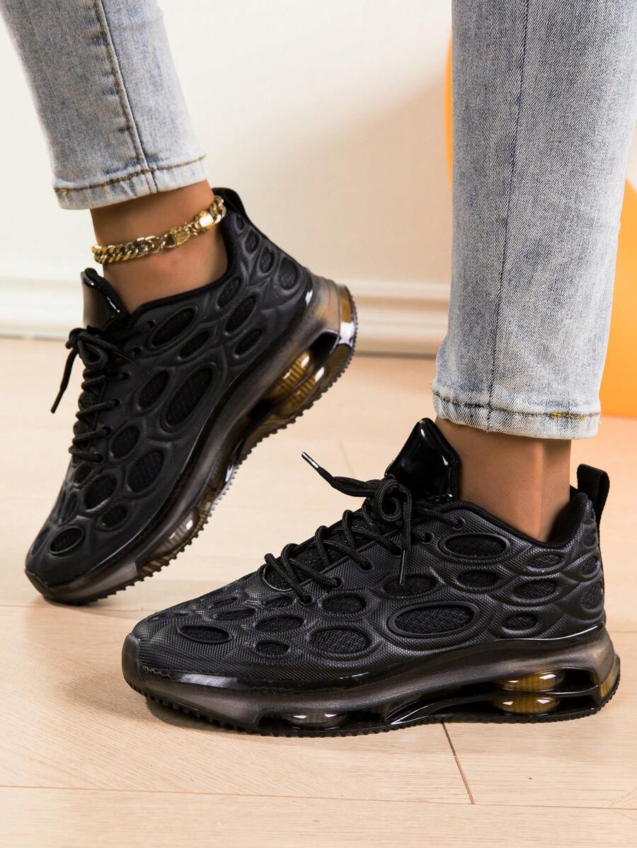 Women's Premium Stylish Rainbow Low-Top Lace-Up Sneakers, Classic Comfortable Breathable Soft Sole Sports Shoes For Casual, Tennis, Running, Walking All Seasons, Fashion Cushioned Shock Absorbing Shoes