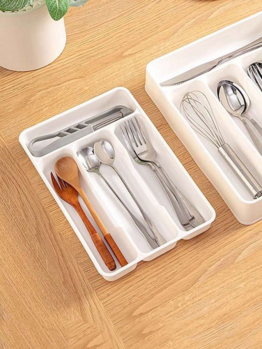 1/2pcs Kitchen Cabinets, Chopsticks, Cutlery Storage Boxes, Knives, Forks, Spoons, Dividers, And Organizers