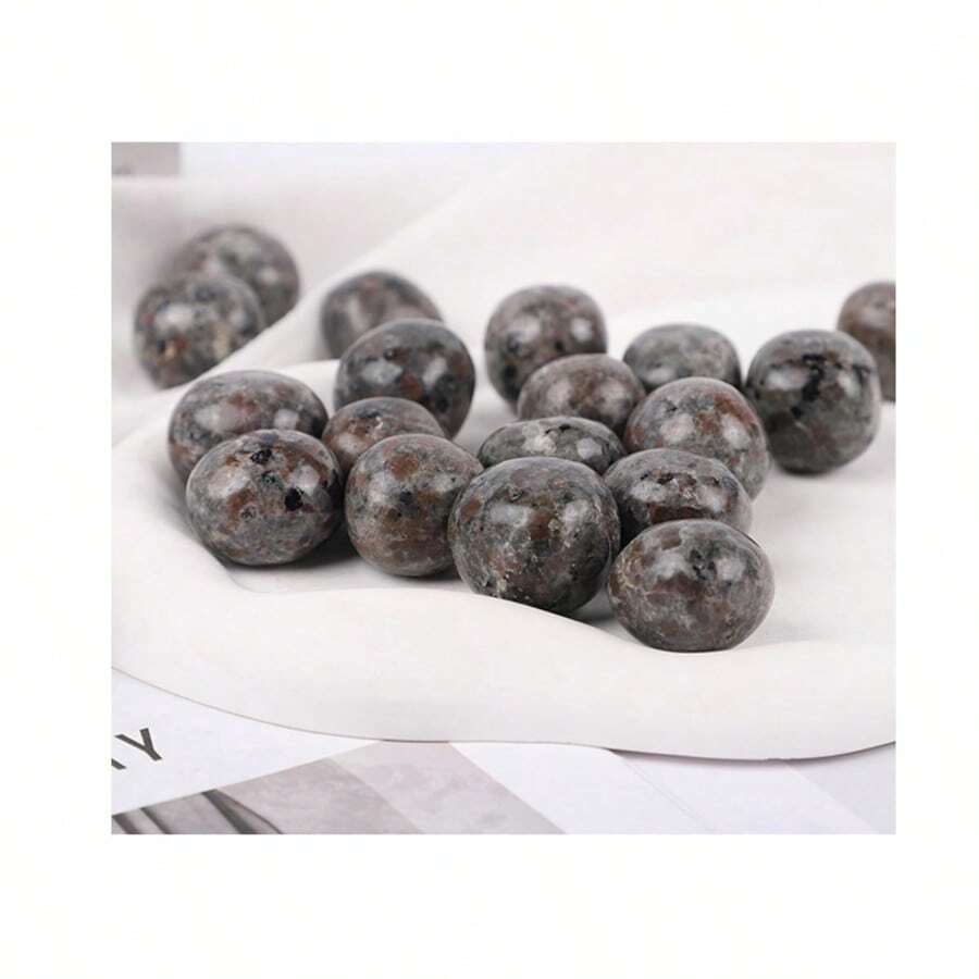 100g/250g/500g Piedras Tumbadas de Cuarzo Flameado Natural - Tamaño de Piedra Tumbada Natural de 2-3cm/0.76-1.18in, Piedra en Bruto Pulida en Forma de Nugget Grande, Decoración de Piedra Triturada, para Acuario, Plantas en Macetas y Decoración del Hogar