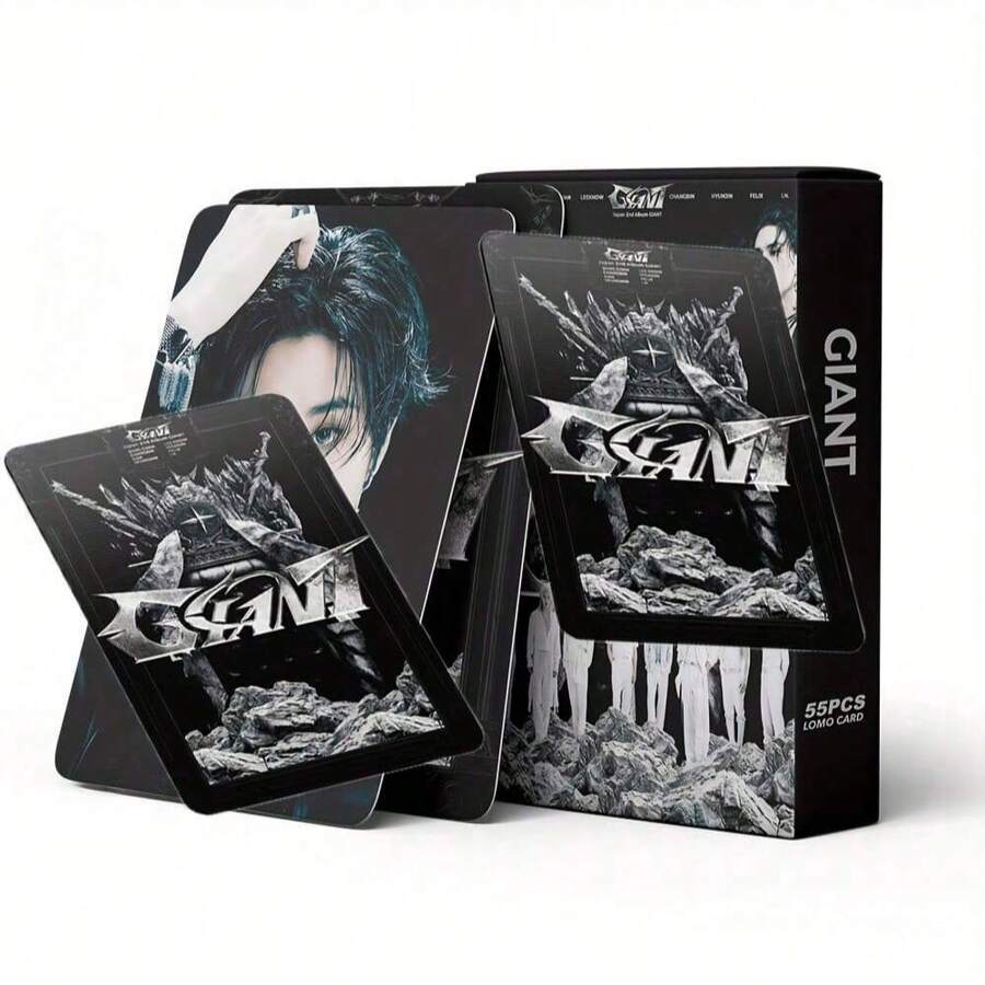 55 piezas Tarjetas LOMO de Colección de Postales de Apoyo al Grupo de Chicos Gigantes de la Ola Coreana KPOP