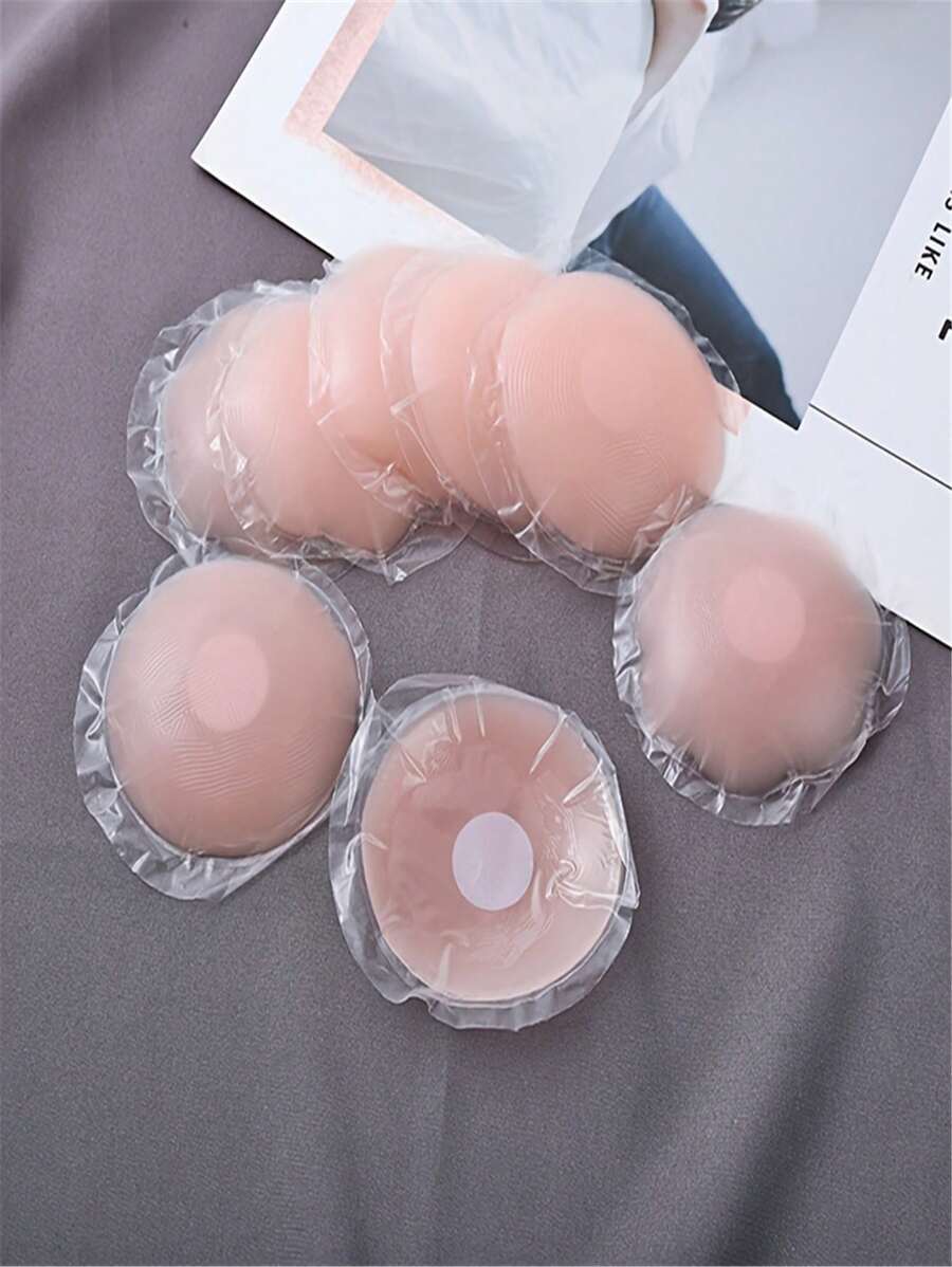 Set de 10 pétalos de sujetador de silicona antirroces, cubierta invisible y a prueba de agua para pezones, súper delgada y sin costuras
