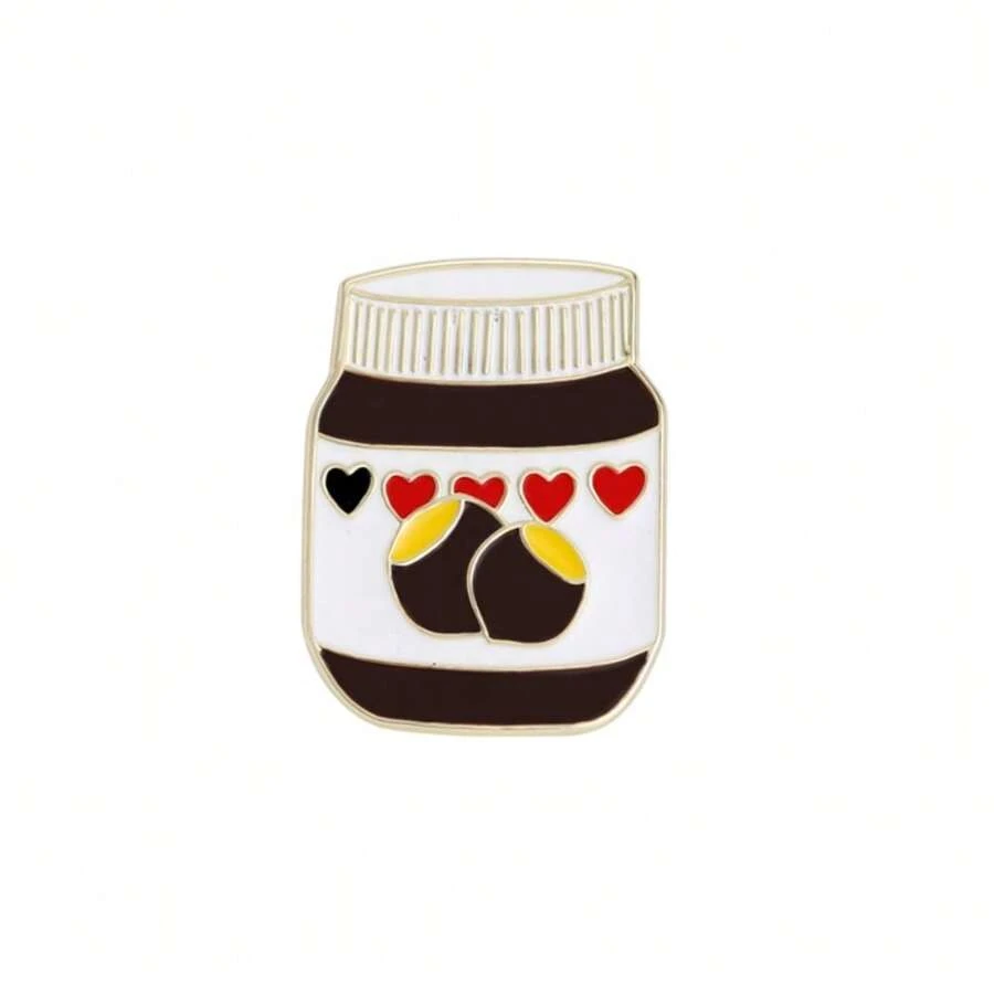 Broche émail Amoureux du chocolat, nouveaux ornements de mode décoratifs, badges de revers, sac, bijoux, cadeaux, style 2025