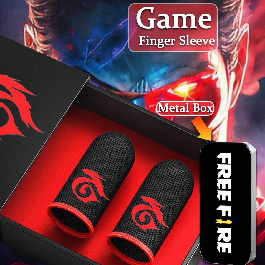 New Breathable Anti-Slip Touch Screen Finger Sleeves, Suitable For Mobile Gaming And Precise Control, Interesting Pattern Design, Soft Texture For Better Gaming Experience