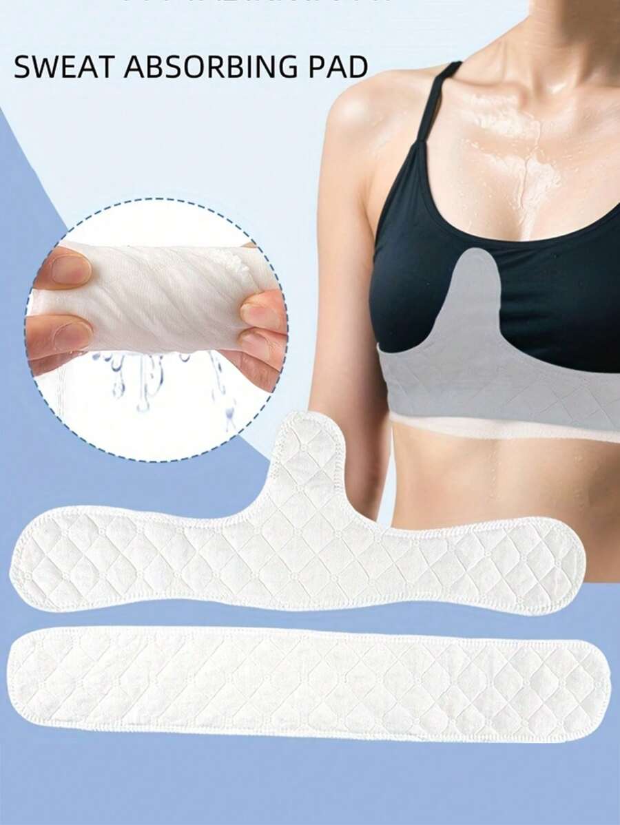 10pcs/5pcs/3pcs/1pc Elegant Series Ladies Sport Bra Absorbent Pads, Washable & Reusable Underwear Liners, Sweat-Absorbent Pads, Moisture-Wicking Bra Inserts, For All Seasons