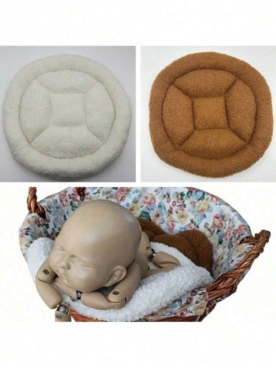 Almofada de Posicionamento em Pelúcia para Recém-nascido, Tapete de Fotografia de Estúdio para Bebês e Crianças Pequenas, Acessórios Infantis