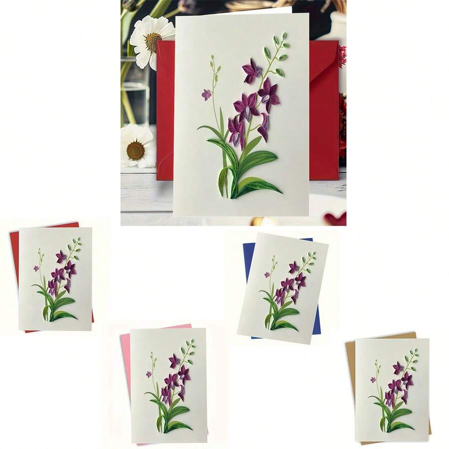 1pc Greeting Card, Wishing You All The Best, Happiness And Joy,School Supplies,Back To School