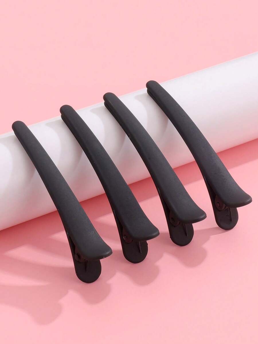 4 piezas de Clips de cabello con función de posicionamiento y acabado mate, esenciales para volver a la escuela, viajes y vacaciones, accesorios de cabello para mujeres