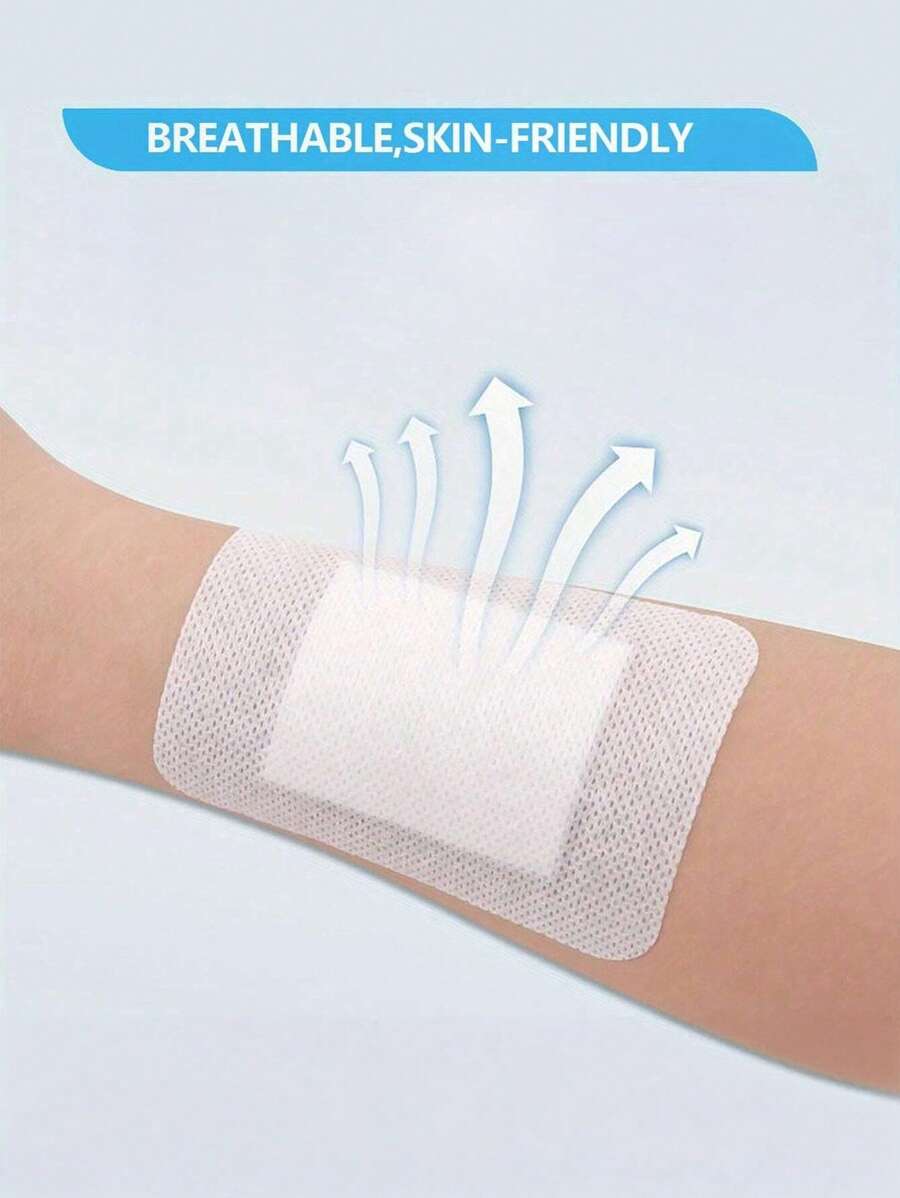 20PCS/5PCS Medical Wound Dressing Patch, Breathable Edge Gauze Pad, Wound Waterproof Patch Medical Sterile Patch Self-Adhesive Wound Dressing Patch For Emergency Kit Bag
