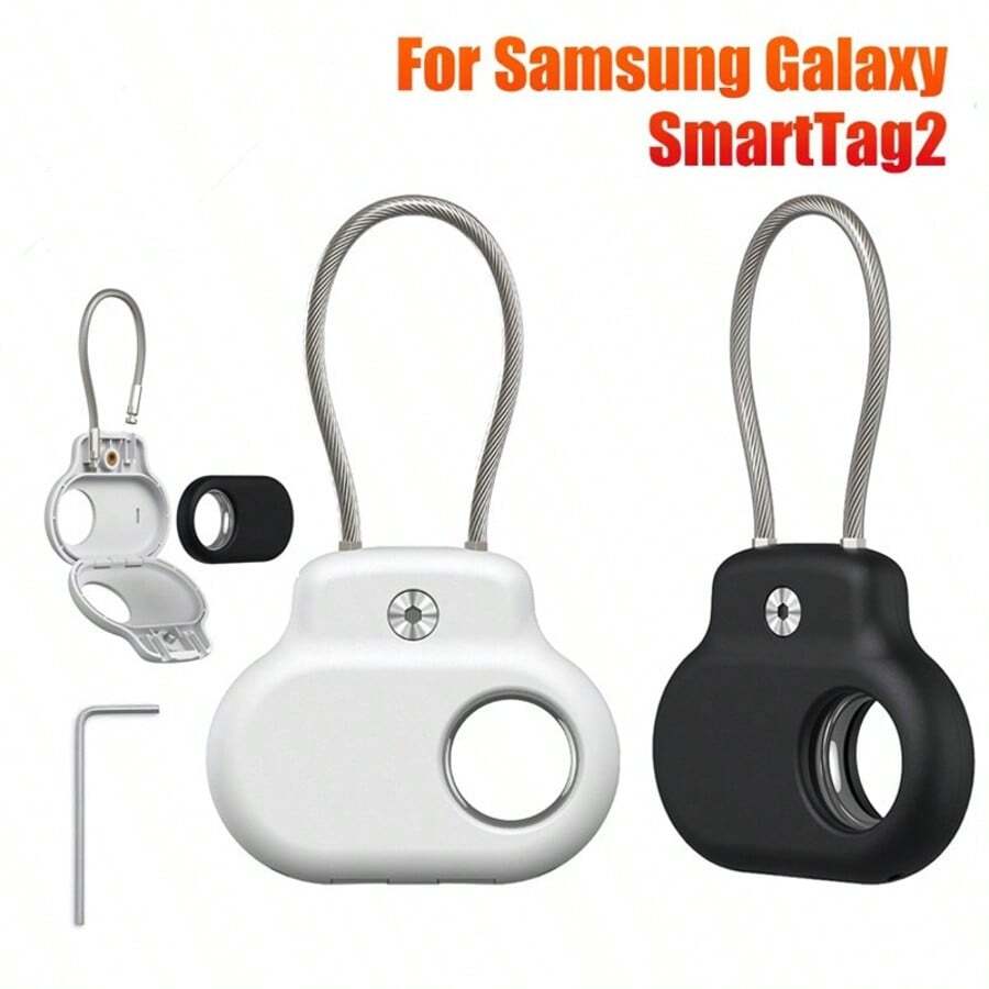 1pc For Sam Sung Galaxy SmartTag 2 Protective Case With Keychain Anti-Lost For Sam Sung Galaxy SmartTag 2 Protective Case Key Wallet