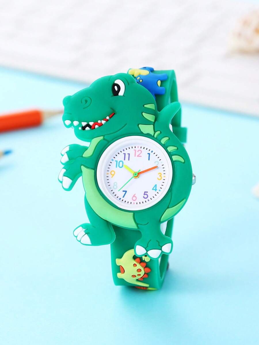 Cute Kids Watch, Koi Fish Design For Girls, Dinosaur Design For Boys, Skin-Friendly Children's Gift Watch