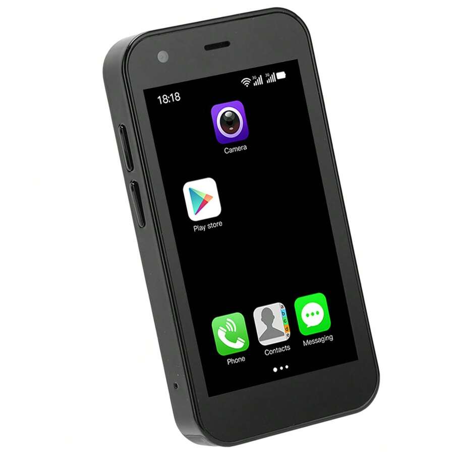 SOYES XS15 Mini Smartphone 3G de 3 pulgadas, WiFi, 2 GB, 16 GB, Cristal 3D, Delgado, Cámara HD, Dual SIM, Negro