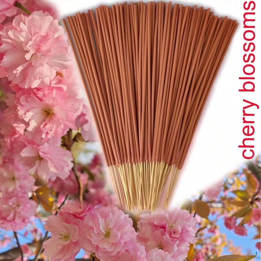 Cherry Blossom Scented Bamboo Charcoal Fragrance, Suitable For Home, Yoga, Meditation, Air Purification, Ideal Gift For Festivals