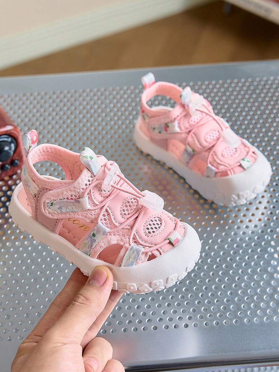 1 par de sandalias deportivas de verano para niños, diseño de moda liviano y transpirable, antideslizante para niños y niñas