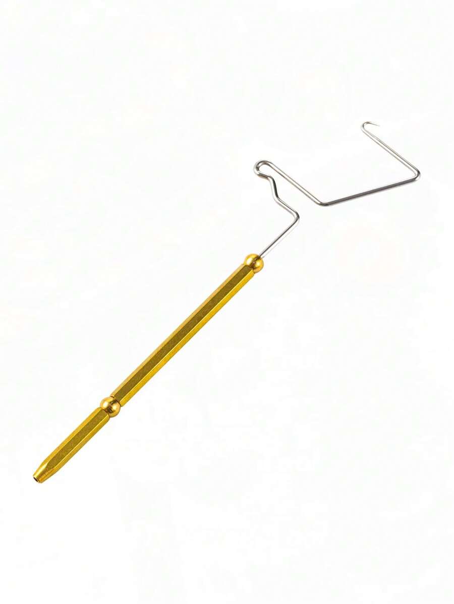 GOTURE Fishing 1pc Fly Tying Tool Stainless Steel Finisher Knotter Fly Tying Flies Lure Making Accessory