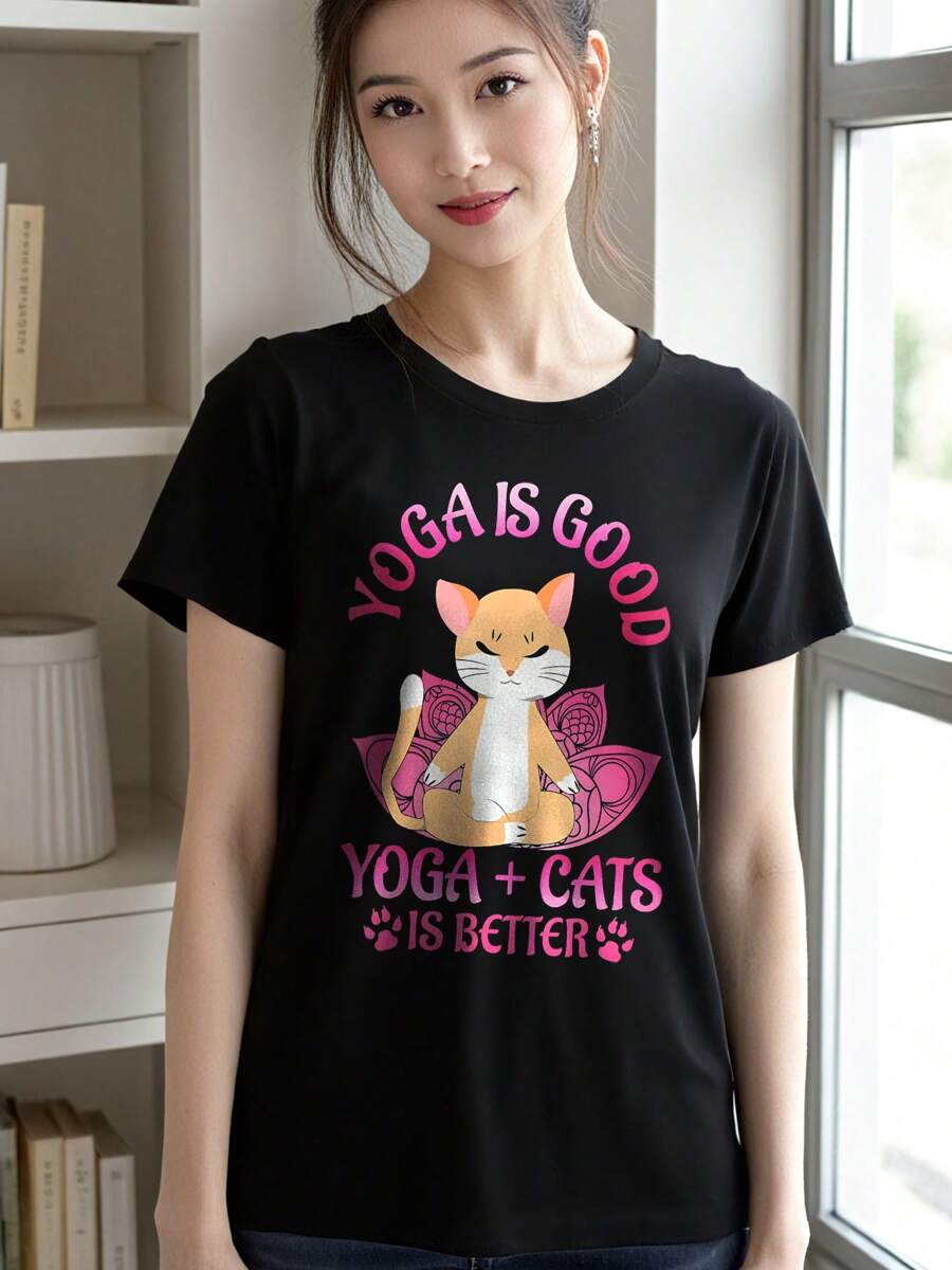 Cat-Yoga-Class-Womens-Workout-Gift-Yogi-Meditation-Saying-T-Shirt