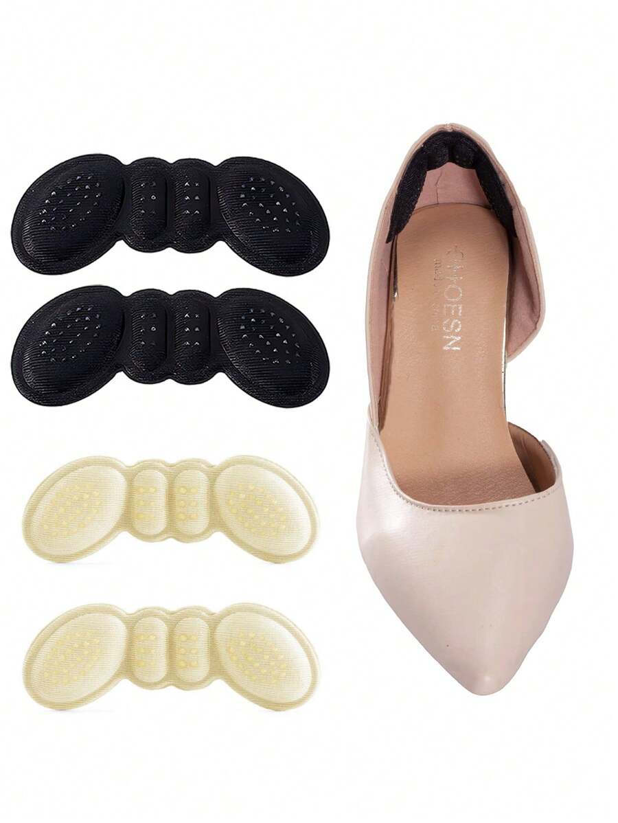2Pcs Heel Pads,Heel Grips Make Shoes Fit,Heel Cushions Shoe Filler For Heel Pain Relief