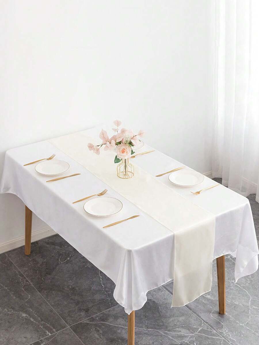 1 Peça Trilho de Mesa Cor Sólida, Tapete de Mesa Decorativo de Hotel de Estilo Nórdico de Alta Densidade para Casamentos, Trilho de Mesa e Tapete Estilo Europeu Multicoloridos