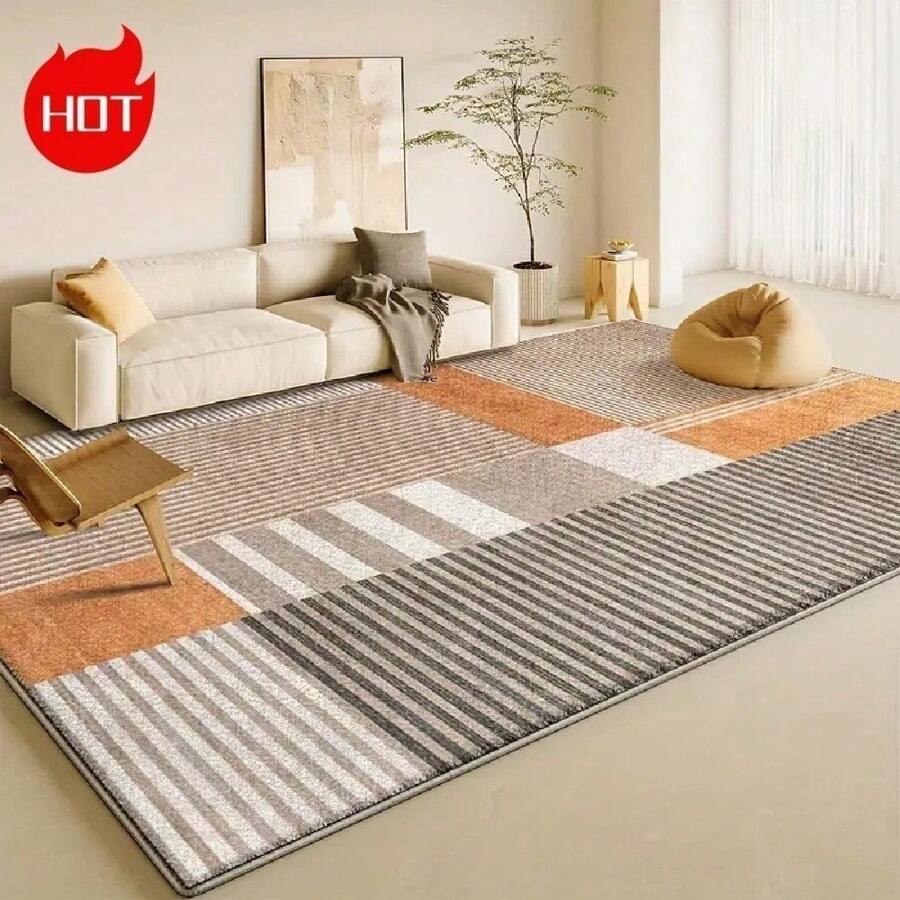 The Area Rug Weighs Up To 1000g/M², Featuring An Upgraded And Thickened Design That Is Significantly Thicker Than Ordinary Rugs. Its Premium Material Exudes Sophistication And Complements Various Decor Styles, While Providing A More Comfortable Underfoot Feel. Back To School