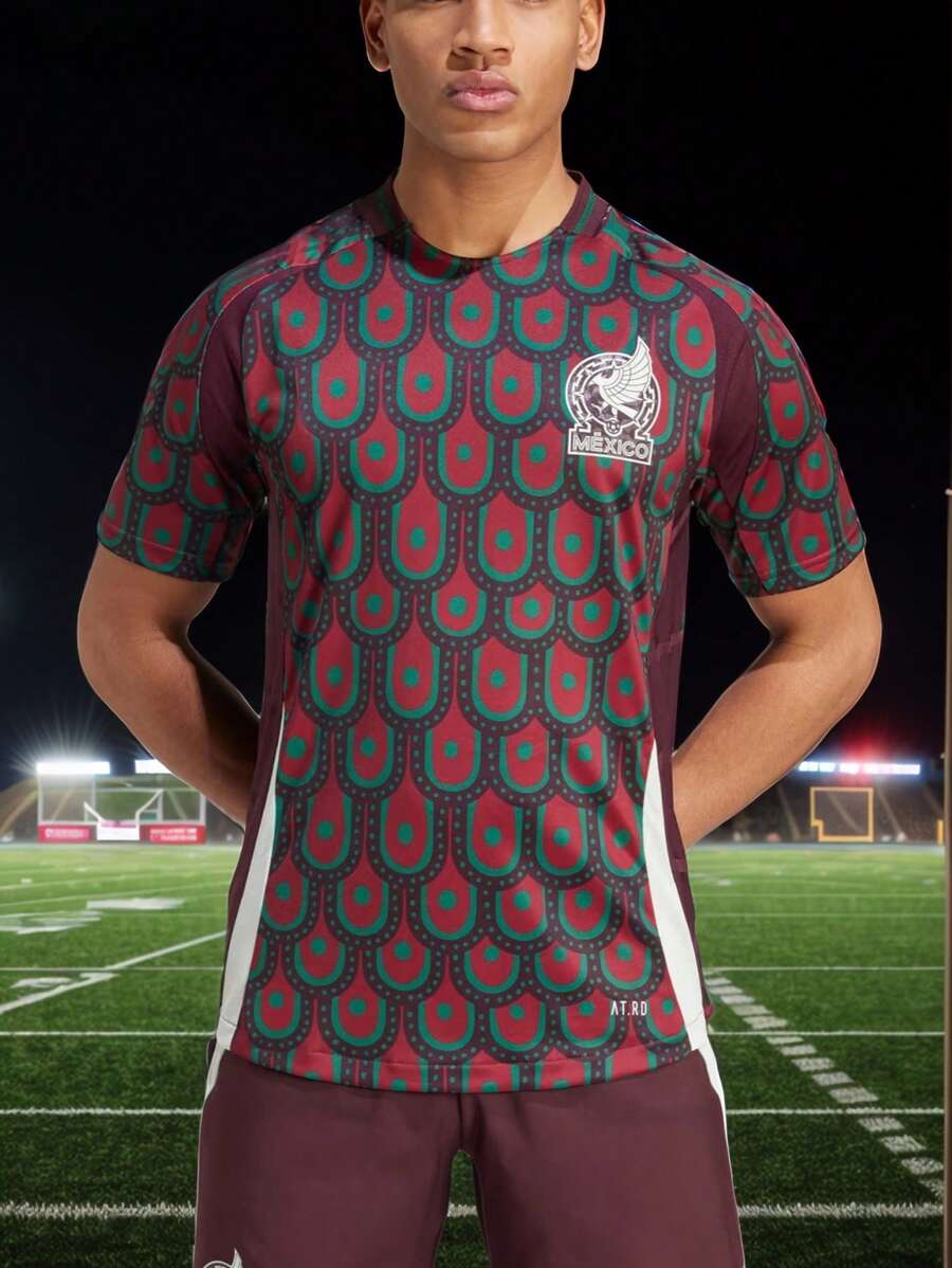 México vino2024 Conjunto de camiseta y shorts de la selección de futbol de