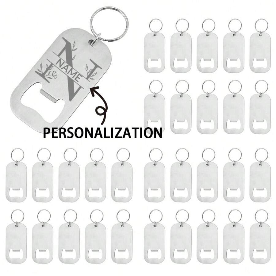 50 abridores de garrafas personalizáveis, abridores de garrafas de cerveja de aço inoxidável personalizados, texto personalizado, presentes ideais para ele, aniversário, casamento, padrinhos, pai, itens essenciais para casamento