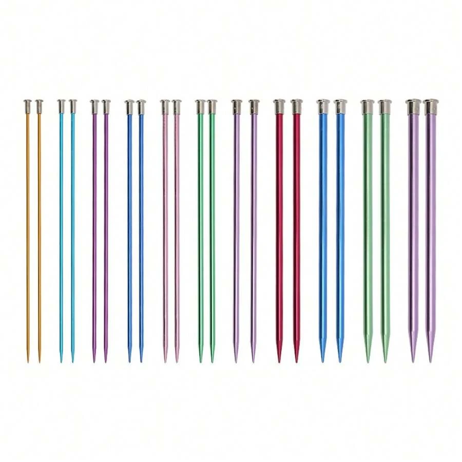 2/22Pcs/Pack Multicolor Knitting Needles Sweater Needles For Knitting Sweater Weaving Tools DIY Knit Accessories Random Color