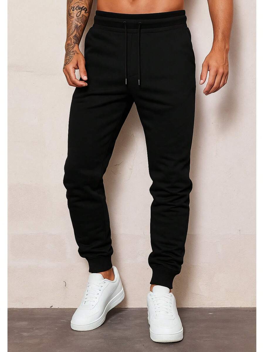 Calça Moletom Masculina Skinny Casual Lisa Veste Super Bem Qualidade garantida