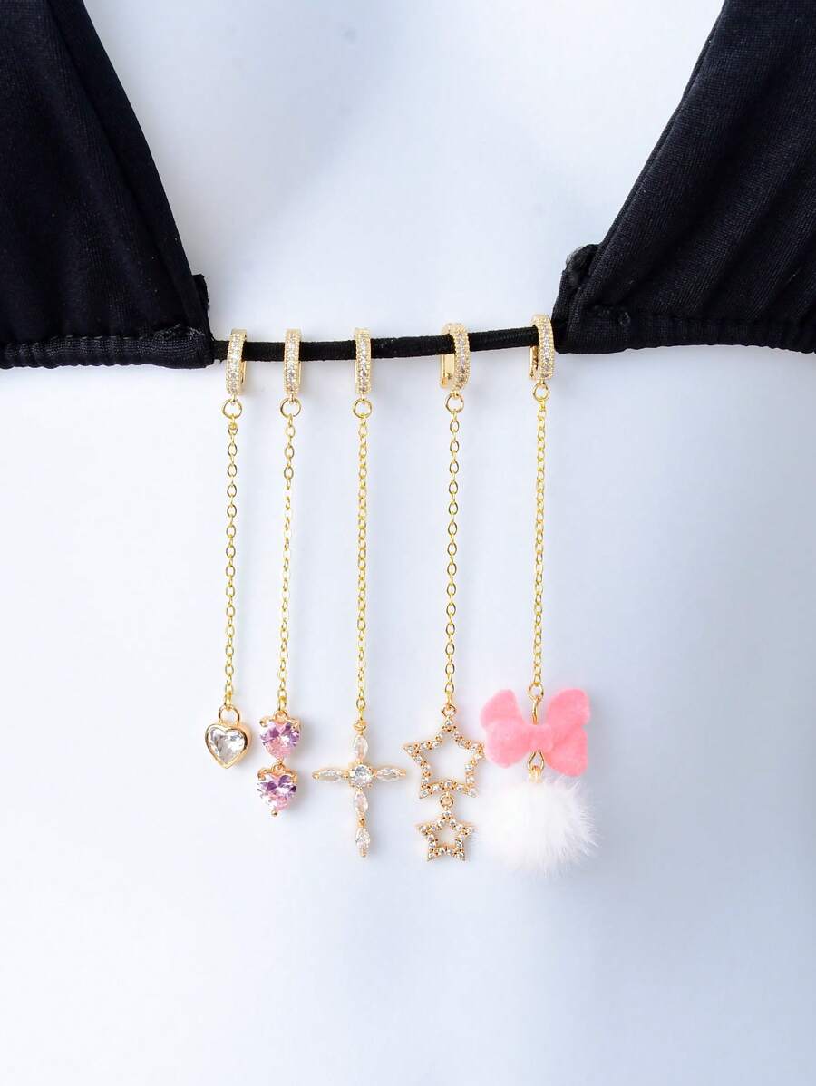 1 Stück Bikini Charm Körperkette Schmuck für Frauen, filigrane goldfarbene Bauchkette, Strandjuweliere für Sommer für Frauen