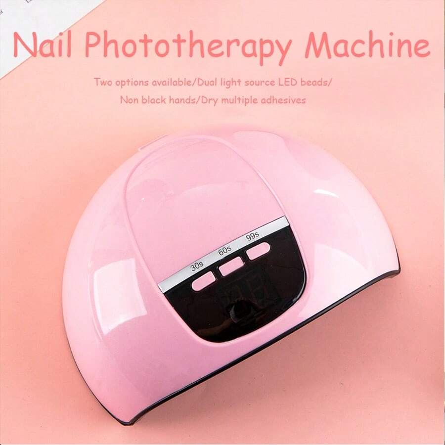 RTONTR 1 Stück Mini Nagel Lampe mit 18 Lampenperlen, weiße Nagel Lampe mit intelligenter Induktion, Backlampe, UV-Lampe zum Aushärten, schnell trocknende Nagel Phototherapie Maschine mit doppelter Lichtquelle UV Nagel Lampe, für Frauen und Mädchen Nail Art DIY Verwendung