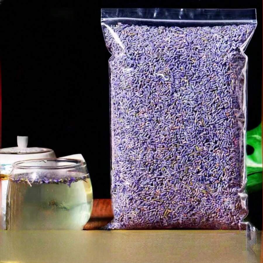 1pc 30/60/90/120g Preserved Lavender Flowers Decorative Dried Plants, Suitable For Handmade DIY Materials, Art & Fragrance Decor, Candle Making, Soap Decorations, Scent Enhancements, Holiday Decor, Living Room/Bedroom/Office/Cafe Decorations