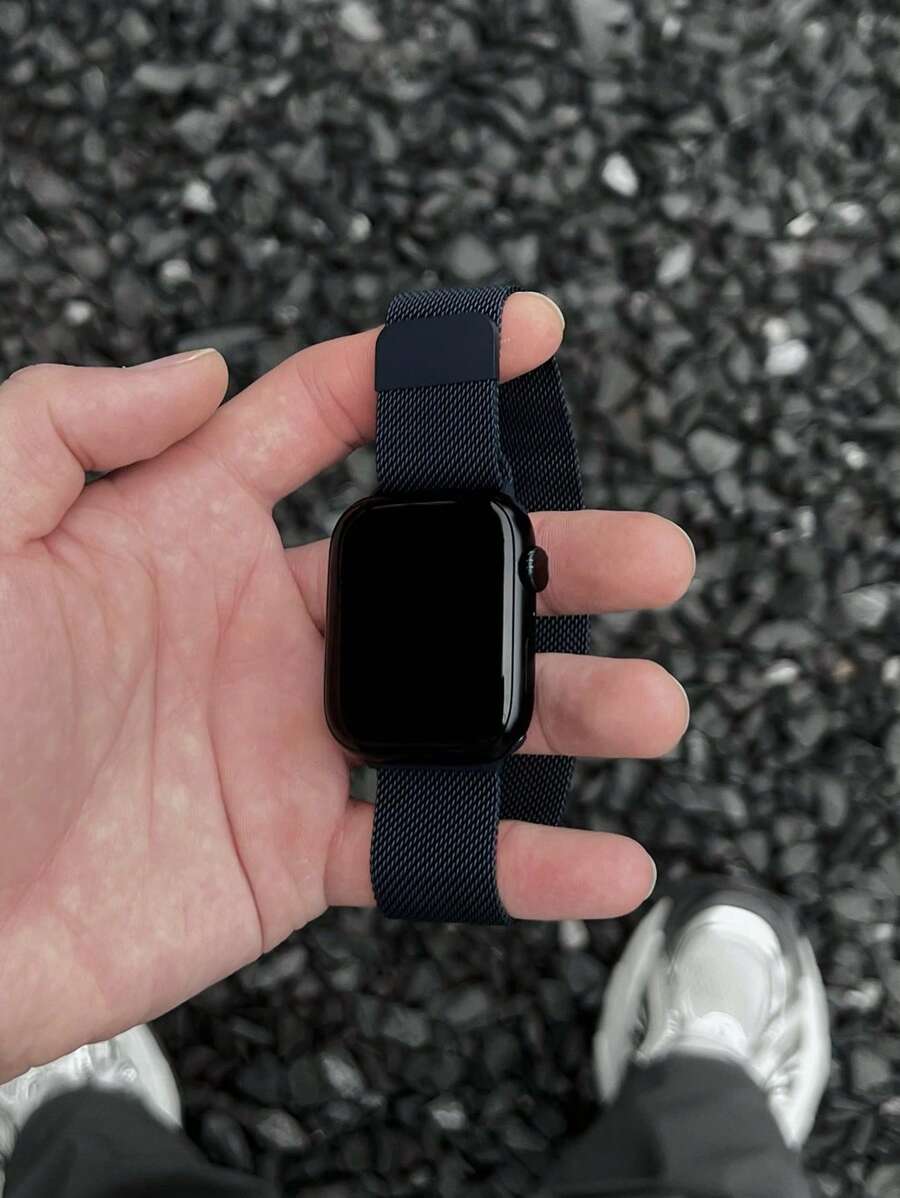 1pc Metal Magnetic Watch Band,Compatible With Apple Watch 38/40/41/42/44/45/46/49mm Watch Strap Ultra2/Ultra/SE2/SE/10/9/8/7/6/5/4/3/2/1