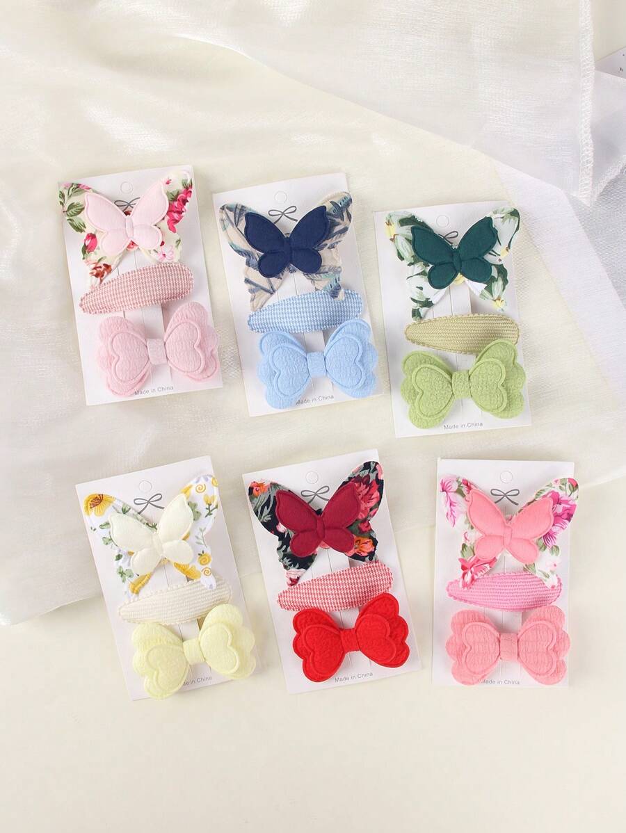 3 buc nou bomboane culoare bowknot delicat și drăguț agrafă accesorii de păr cleme pentru copii fete cadouri decorative