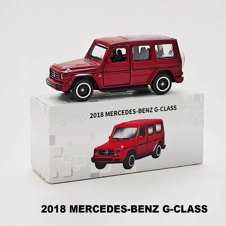 Burago Modelo de coche a escala 1/64 de aleación oficialmente autorizado y auténtico de Lamborghini, Mercedes-Benz, Cadillac, Chevrolet - Modelo de coche de metal fundido en miniatura con decoración y colección de simulación