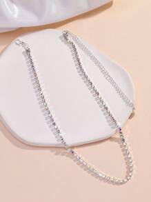 Silberfarbener Diamant