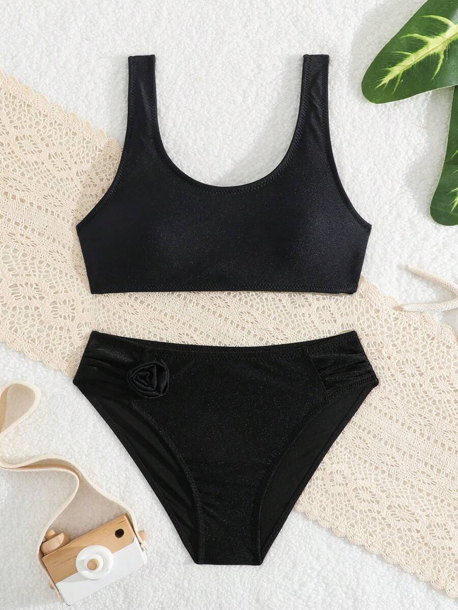 NB VEST Biquíni Juvenil com Detalhe de Flor na Calcinha 2025 J3029