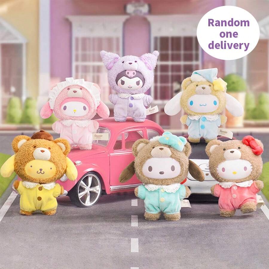 Miniso Sanrio Latte Series Vinyl Blind Boxes, Adorable Characters In Macaron Colors, High-Quality Material, Perfect For Fans And Gift-Giving (1PC, Random Delivery)