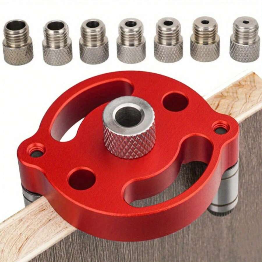 Dima per foratura a centramento automatico, dima per perni a centramento automatico, guida per trapano manuale per fori diritti, punzonatrice per pannelli in legno, localizzatore di giunzioni per lavorazione del legno