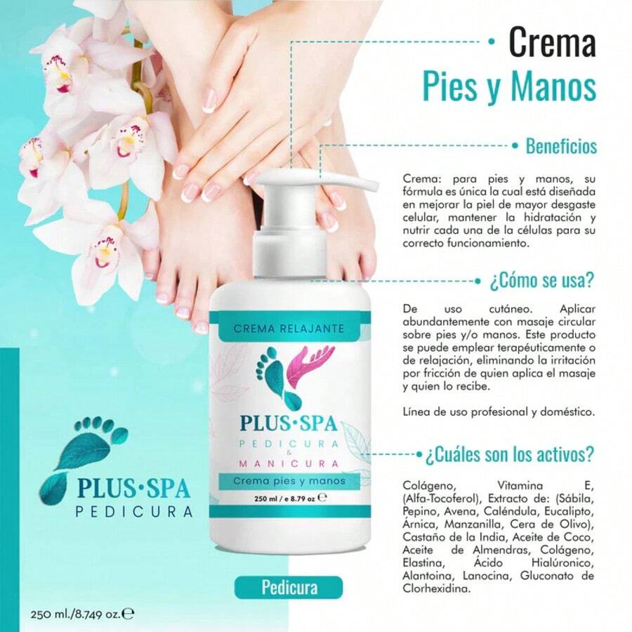 CLINICELL SPA PLUS•SPA | Crema para Pies y Manos - 250 ml