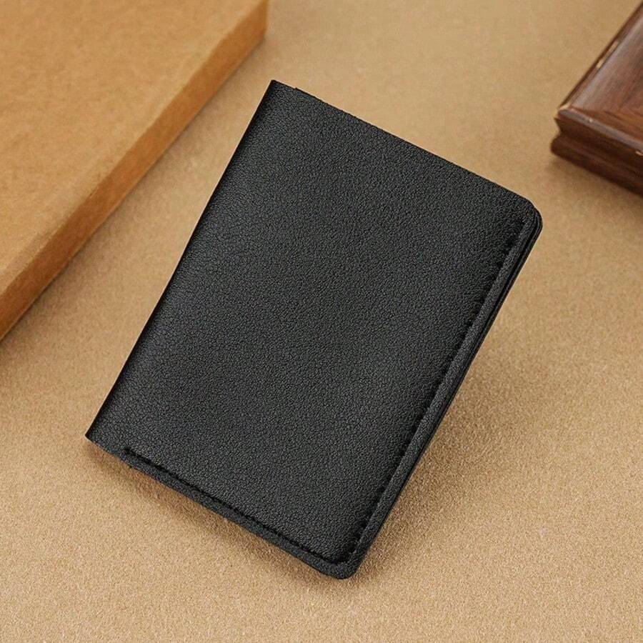 Women's Mini Wallet 2025 New Stylish Compact Leather Card Holder Coin Purse Thin Bifold Drivers License Case Wallet Keychain Card Wallet Purse Wallet Wristlet Wallet