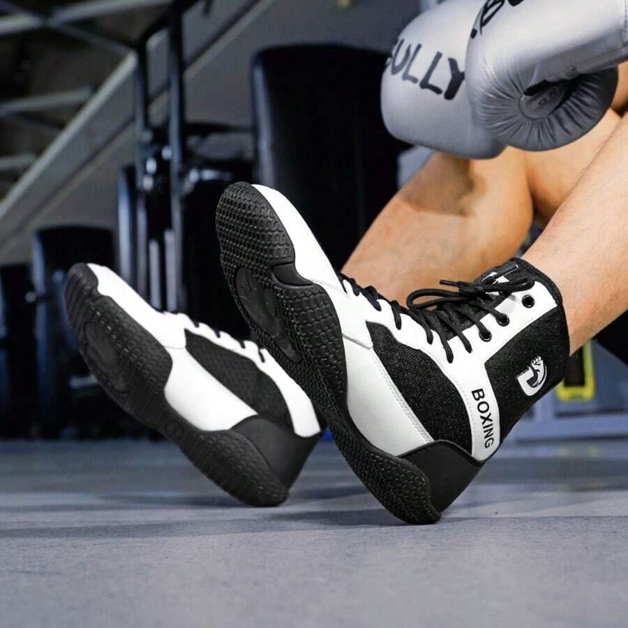 Professional Boxing Shoes For Indoor Training, Men's Specialized Wrestling Shoes For Competition