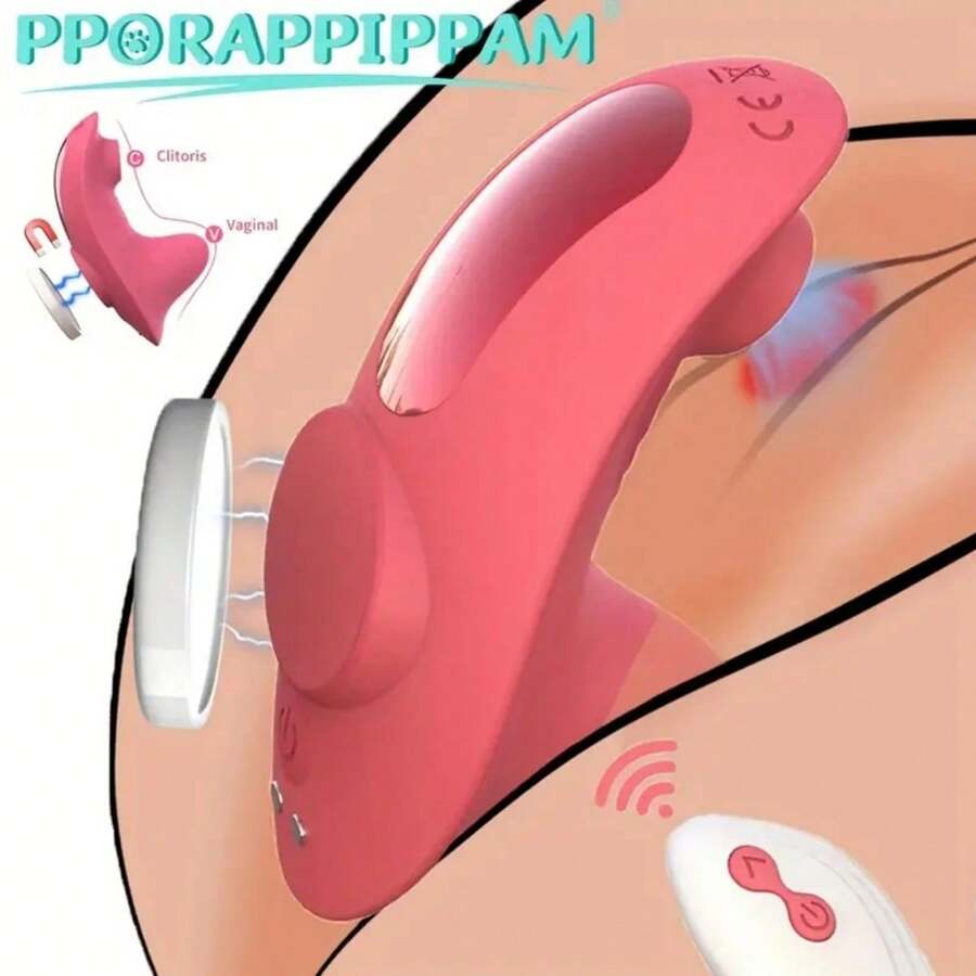 Ein neuer Vibrator zum Anziehen der Unterwäsche, weiblicher Orgasmus-Masturbator, Gesundheitsmassagegerät für Erwachsene, kabellose Fernbedienungs-Orgasmus-Sexspielzeuge, Mini-Saug-, Hochfrequenz-Vibrationsstimulation der Klitoris