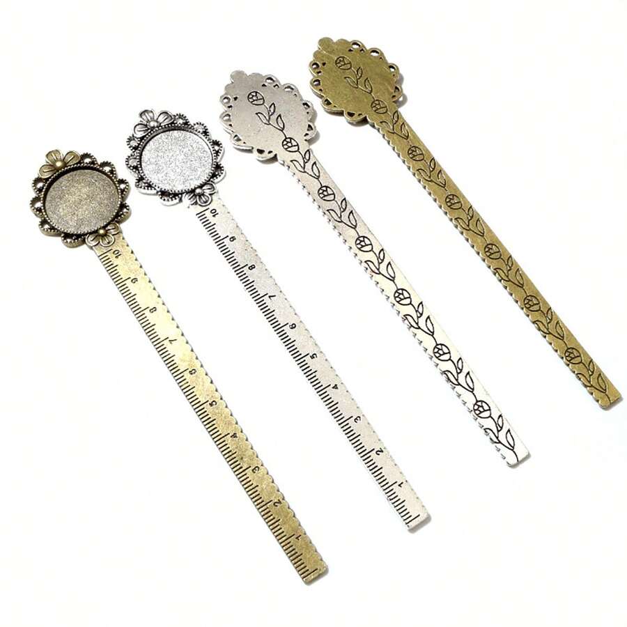 2 pièces Réglette de 20 mm de taille intérieure, marque-page, cabochon, base vierge, réglage de plateau. Accessoires pour la fabrication de bijoux DIY