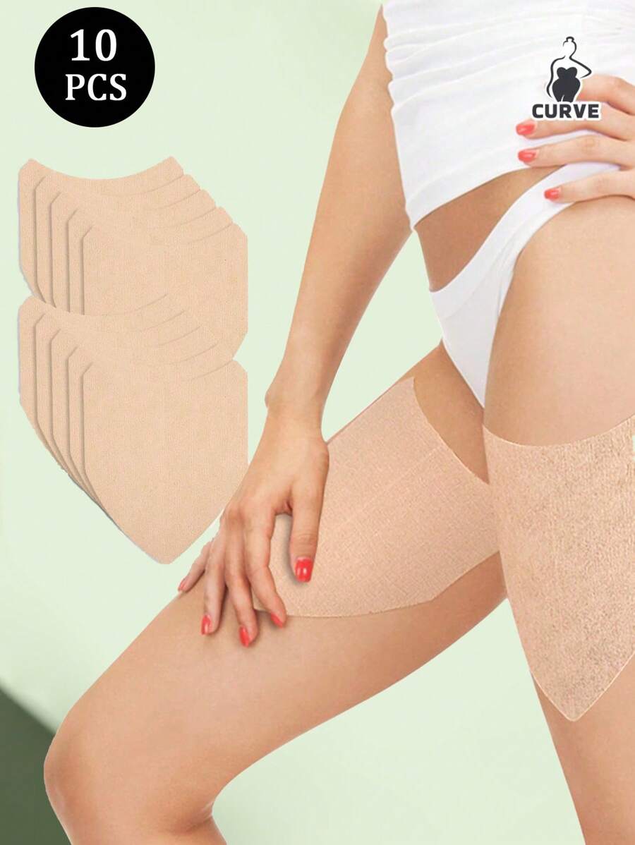2/5/10/20 Anti Scratch Thigh Straps, Preventing Invisible Scratches And Friction Injuries For Men And Women In Summer, Elastic Patches For Women's Thighs And Legs, Comfortable Protection, Waist Belt, Stickers,