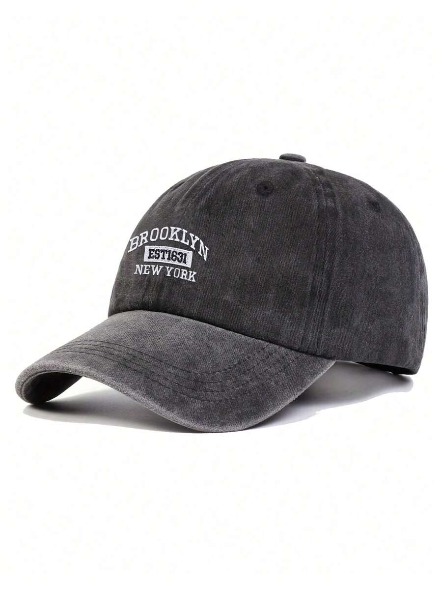 1 Washed Men's Baseball Cap,Fashionable Couple Hats