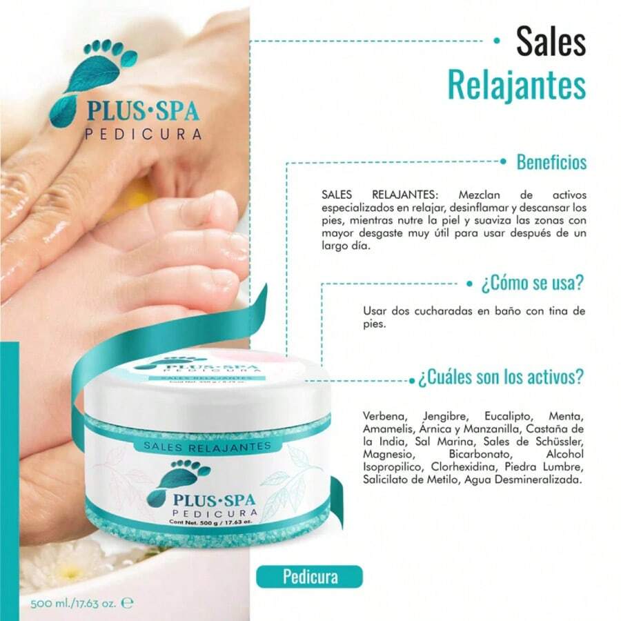 CLINICELL SPA PLUS•SPA | Sales Relajantes para Pedicura - 500 g