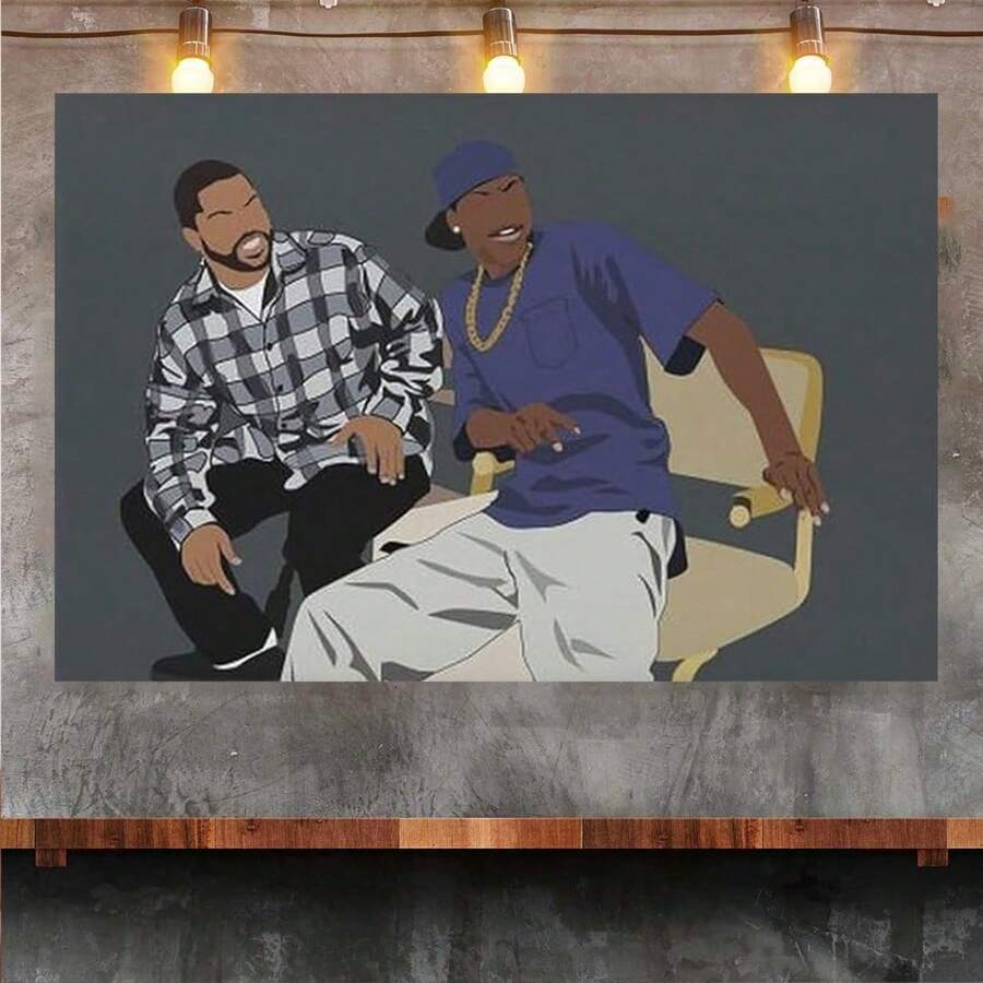 Friday Movie Classic Movie Posters, Hip-Hop Art Posters, Black Art, Christmas Holiday Gifts, Friends' Home Office Art, Dormitory Art Posters, Canvas Paintings Canvas Painting And Prints Wall Art Picture For Bedroom Home Decor Room Decor Wall Decor Wall Sticker Sticker Stickers